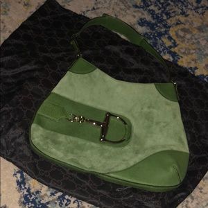 Gucci green handbag